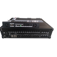 Mélangeur Audio professionnel 24 canaux carte son intégrée fonction USB mélangeur de karaoké d'écho numérique nouvel éclairage vidéo professionnel