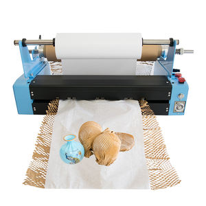 Автоматическая машина для обертывания сотовой бумаги, регулируемая скорость, сотовая Крафтовая бумага, биоразлагаемая сотовая упаковка - Product Image 2