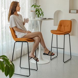 <strong>Bar</strong> Table and Chair Stool Set Home Kitchen High Indoor Set Restaurant Furniture Industrial Wood Antique Metal Modern Steel - Product Image 6