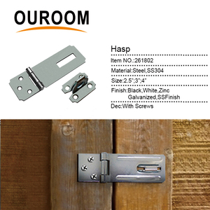 Bán Buôn 2.5 ";3";4 "Bảo Mật Màu Đen Khóa Móc Khóa Khóa Bản Lề - Product Image 2