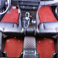 Tapis de voiture de luxe en cuir, design tendance, sur mesure, imperméables, antidérapants, faciles à nettoyer, ensemble complet pour