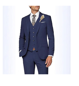 Blazer de costume moderne pour homme, coupe ajustée, formel, décontracté, pour le bureau, vêtement extérieur élégant et sur mesure - Product Image 4