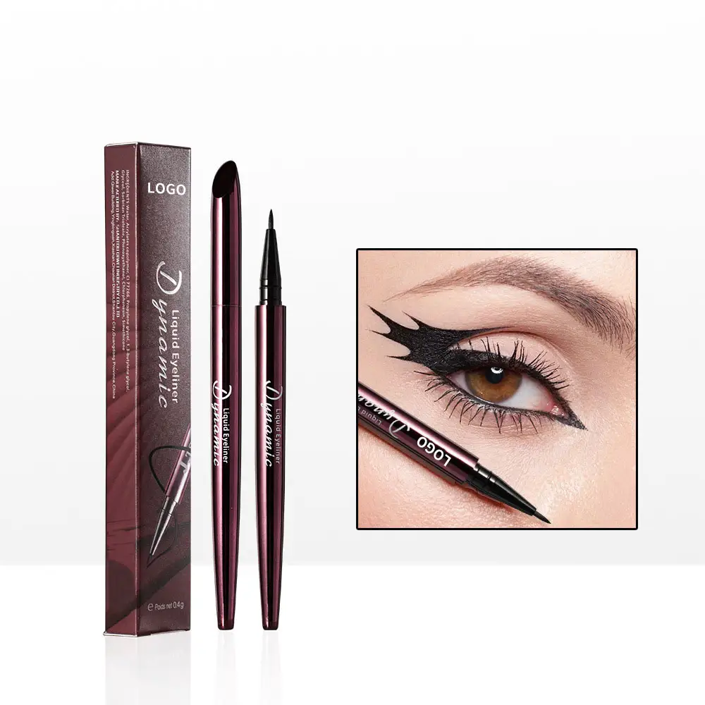 Le plus récent luxe meilleur stylo Eyeliner liquide étanche noir novice maquillage Eyeliner
