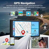 Autoradio Stéréo Double Voie 10,26 Pouces IPS avec Carplay, GPS, 5G, WIFI, AirPlay Sans Fil, Compatible Android Auto, Caméra de Recul et Commande Vocale