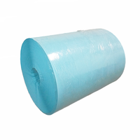 Rouleau géant de papier couché semi-brillant adhésif imperméable, fourni directement par l'usine, pour étiquettes d'expédition, produits d'épicerie et promotion.