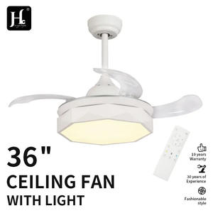 LED <b>Ceiling</b> <b>Fan</b> Slim Flush Mount <b>Ceiling</b> <b>Lights</b> <b>with</b> <b>Fan</b> for Living Room Ultra Quiet for Apartment Decor - Product Image 2