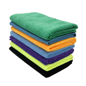 16x16 po Buck Pack 12 10 en 40X40cm 200gsm 300gsm chiffons en microfibre pour voiture bleu jaune vert chiffon de nettoyage serviette en microfibre - Product Image 3