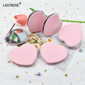 Specchio da Trucco Portatile Ingranditore in PU all'Ingrosso, da Borsetta, Tasca e Viaggio, Regalo Promozionale per Fornitori, Specchio per il Trucco con Etichetta Privata - Product Image 3