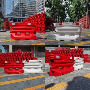 Barrière de sécurité routière en plastique HDPE durable et sûre, remplie d'eau, pour piétons, modèle Highway T2 - Product Image 5