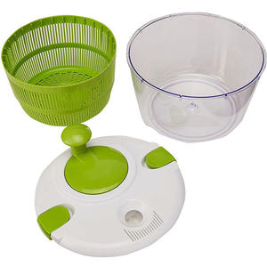 Essoreuse à salade manuelle grande capacité pour cuisine, séchoir à légumes, hachoir, essoreuse à salade à tirer - Product Image 2