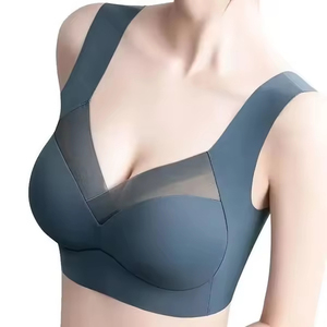 Underwear <b>Bra</b> Women Is Sexy Large Size Tops Support Comfortable No Steel Ring Underwear Yoga Ice Silk <b>Bra</b> - Product Image 1
