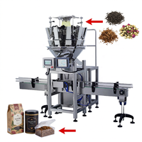 Machine de pesage et de remplissage automatique haute précision à 10/14/20/24 têtes pour fleurs de chanvre et herbes