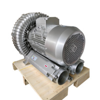 Souffleur régénératif industriel robuste 550W 50Hz triphasé pour système d'aspiration centralisé