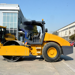 Rouleau compresseur vibrant à tambour unique XS113, 10 points, 8 tonnes, tambour de 2130 mm, machine de compactage haute performance, prix usine - Product Image 1
