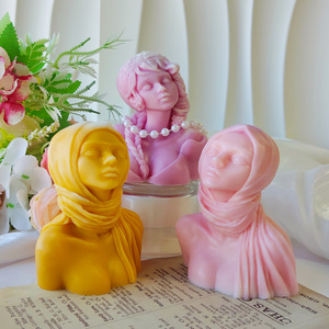 J10-387 regalo di festa della mamma 3D femmina candela stampo in Silicone per la creazione di torte candele - Product Image 5