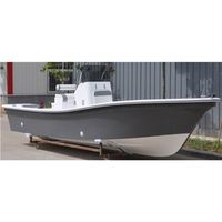 2025 Top produit 19ft bateau de pêche en fibre de verre bateau de pêche Panga à vendre