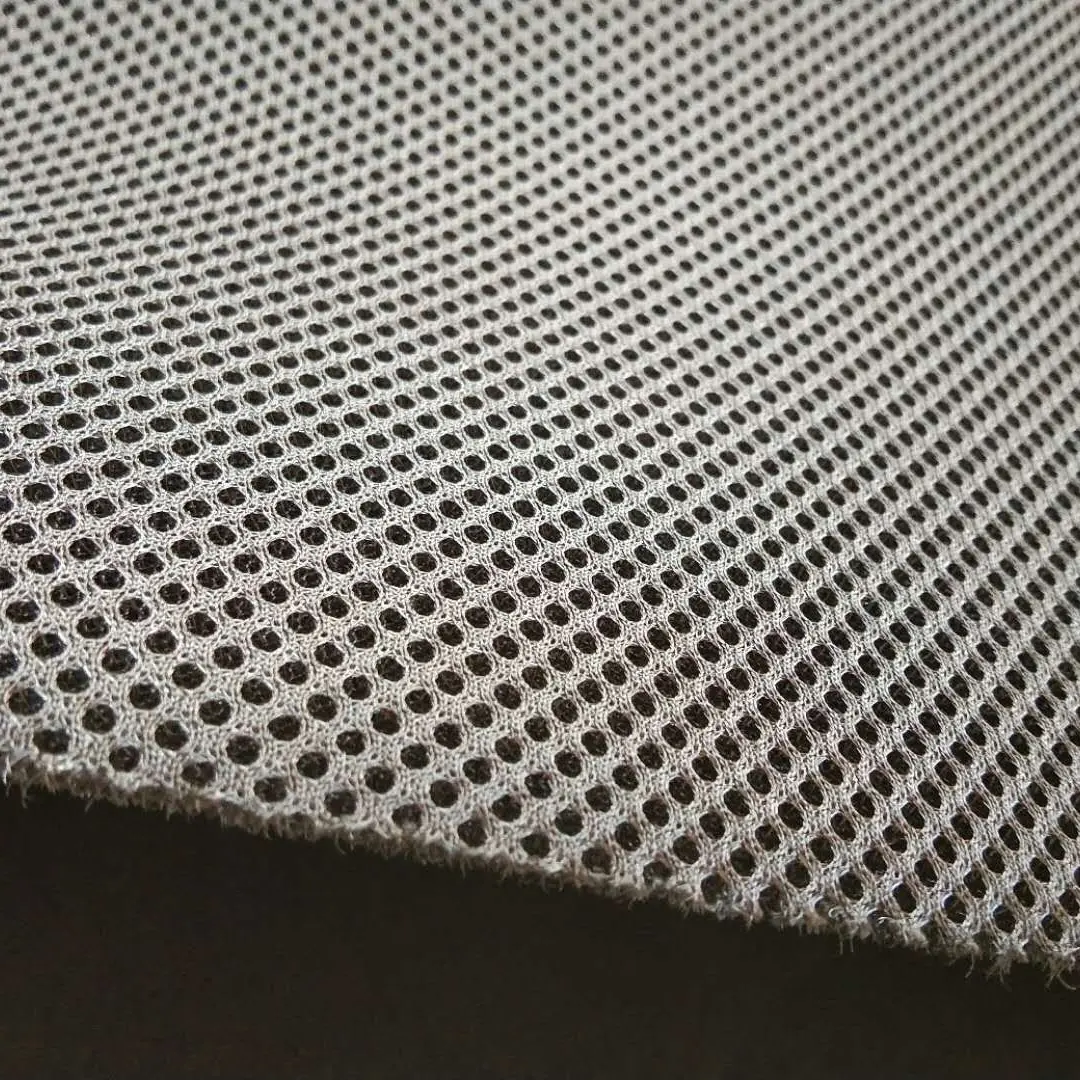 wholesale 3-4mm thickness 100%polyester good price sandwich air mesh fabric