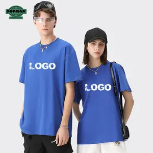 Hochwertige 100% Baumwolle Custom Printing Männer T-Shirt Eigenes Design Marke Logo T-Shirt Weiß Plus Size T-Shirts Männer Grafik T-Shirts