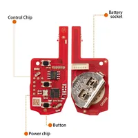 Xhorse 2nd Generation XKMQB5EN English Version Vehicle Keys with 3 Buttons Wire Remote Key in MQB Style