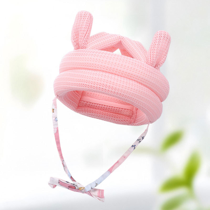 Gorro rosa anti-caída con orejas de conejo, 100% tencel puro y transpirable.