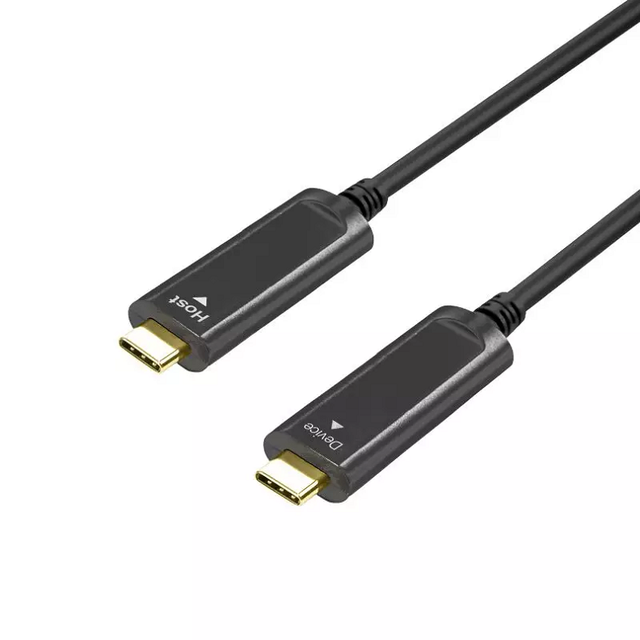 USB 3.1 Type C-C Active Optical Cable up to 100M 48Gbps 4K/8K for Stock