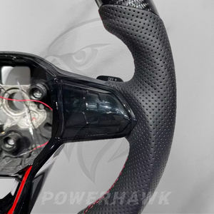 Volant en cuir LED sur mesure en carbone forgé pour VW Golf 6 7 7.5 8 MK6 MK7 MK8 Polo Passat Tiguan Jetta Scirocco Arteon - Product Image 3