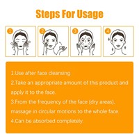 Échantillon gratuit de la crème blanchissante au curcuma pour le visage crème éclaircissante contre les taches brunes crème hydratante pour le visage à la vitamine C pour femmes
