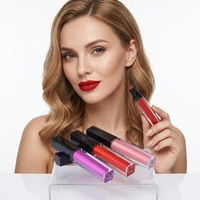 49 couleurs, vente en gros, créez votre propre rouge à lèvres minéral, logo personnalisé, imperméable, longue tenue, cosmétique végétalien, marque privée