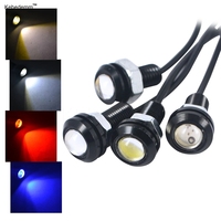 Luz led para coche COB águila luz antiniebla 3W 1,5 W 12V rojo blanco ámbar azul hielo verde luces LED Auto águila DRL luz antiniebla
