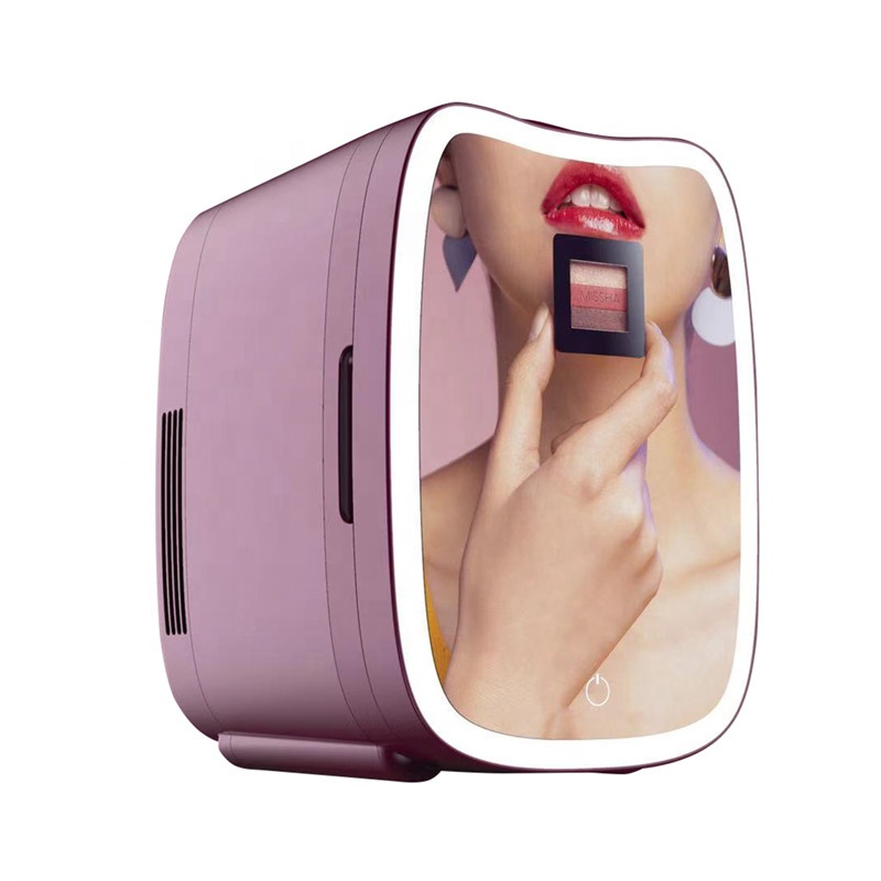 Холодильник для красоты, домашний холодильник с зеркалом и светодиодной подсветкой от производителя, небольшой и удобный