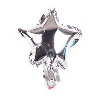 Livraison Rapide Nouveau Ballon en Aluminium en Forme d'Étoile à Cinq Branches de 5 Pouces Fu Xin, Design Cartoon, pour Décoration de Fête d'Anniversaire, Jouet