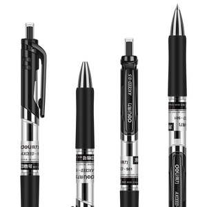 ปากกาเจล Deli Axceed S01 ขนาด 0.5 มม. สีดำ น้ำเงิน แดง แบบกด ใช้สำหรับสำนักงานและโรงเรียน - Product Image 1