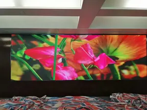 Pantalla electrónica personalizada para sala de conferencias, dispositivo de publicidad a todo color, HD, P6, para interior