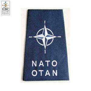 Épaulettes d'épaule brodées OEM sur patch en tissu Camo brodé sans lacet sur les épaules - Product Image 5