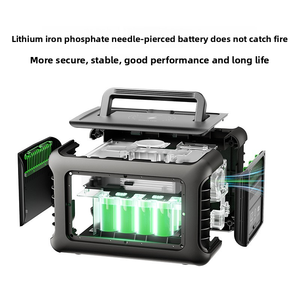 Station d'alimentation portable Allpowers 1000W avec charge solaire pour utilisation en cas d'urgence en camping-car - Product Image 2
