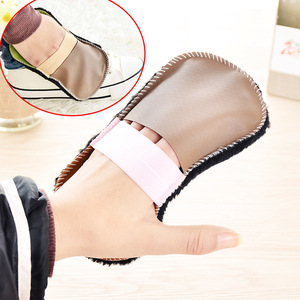 <b>Shoe</b> Polishing Glove Plush Material For Leather <b>Shoes</b> Bags Jackets Cleaning And Nourishing - Product Image 1