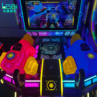 Nouvelle conception de modèle de machine de jeu de tir à monnayeur pour 2 joueurs, simulateur de jeu de tir électronique pour parc d'attractions
