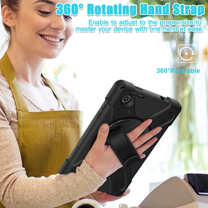 Cho Lenovo M8 4th Gen 2024 tb301xu Bumper Silicone ổn định mạnh mẽ xử lý vành đai Grip cứng Rugged trường hợp - Product Image 6