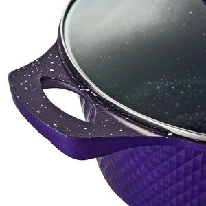 Wholesale <strong>10pcs</strong> Kitchen Aluminum Cooking Soup Pot Diamonds Die Cast <strong>Cookware</strong> <strong>Set</strong> - Product Image 3