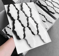 SUBEI Like Elegant Lady, mosaïque de carreaux de marbre naturel de forme irrégulière, blanc et noir, pour murs et sols