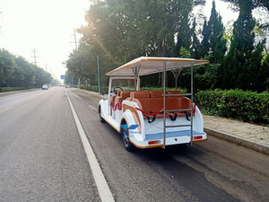 Carrito eléctrico clásico de 8-11 asientos, carrito eléctrico para turismo turístico, coche de golf Clásico vintage - Product Image 6