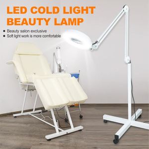 2025 Beauty Salon Equipment Floor Standing Dental Lab LED Magnifying Lamp 8x for Eyelash Extension Manicure Pedicure Body - Product Image 2