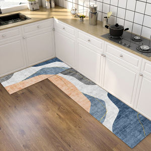 Tùy Chỉnh Nhà Bếp Thảm <span class=keywords><strong>2</strong></span> Cái Sợi Nhỏ Khu Vực Runner Rugs Non-slip Mềm Nhà Bếp Mat - Product Image 2