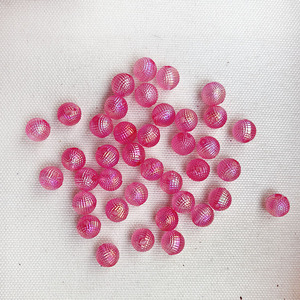 Acrylic Round <b>Beads</b> 8mm Transparent Ab Color Iridescent For Jewelry Making Bulk Loose <b>Beads</b> - Product Image 5