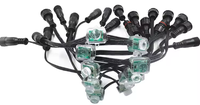 Kit d'éclairage sur rail Etop 12V 150FT/46M Gemstone, comprenant tous les accessoires pour Noël, éclairage ponctuel permanent sur rail