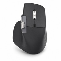 Mouse Nirkabel Ergonomis Senyap Isi Ulang USB untuk Tangan Kanan, Pengguliran Super Cepat untuk Laptop, Tablet, PC, Notebook - Stok Tersedia