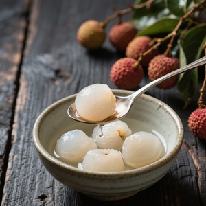 Khỏe Mạnh Trung Quốc Đóng Hộp Vải Trong Ngọt Ngào Xi-rô Tươi Vải Thực Phẩm Thứ Trong Tin Hương Vị Ngọt Ngào Trái Cây Đóng Hộp Thực Phẩm - Product Image 3