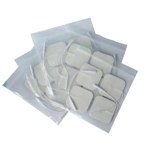 Almohadillas de electrodos de unidad Ems <span class=keywords><strong>Tens</strong></span> no tejidas, hoja electrónica cuadrada de 5x5cm, terapia física, alivio del dolor muscular, electrodos de masaje <span class=keywords><strong>Tens</strong></span> - Product Image 1