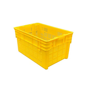 Plastic <b>Crates</b> <b>Stackable</b> Misaligned Box For Logistics Packaging Standard Sizes Available - Product Image 5