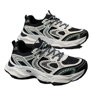 Chaussures de sport polyvalentes à la mode pour hommes chaussures de course décontracté maille respirant confortable imperméable été automne printemps - Product Image 1